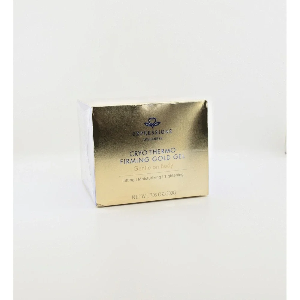 Expressions Wellness Cryo Thermo Firming Gold Gel 200g 7.05oz NEW SEALED